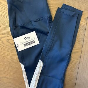 Navy Primo Mesh Hi-rise 7/8 24"